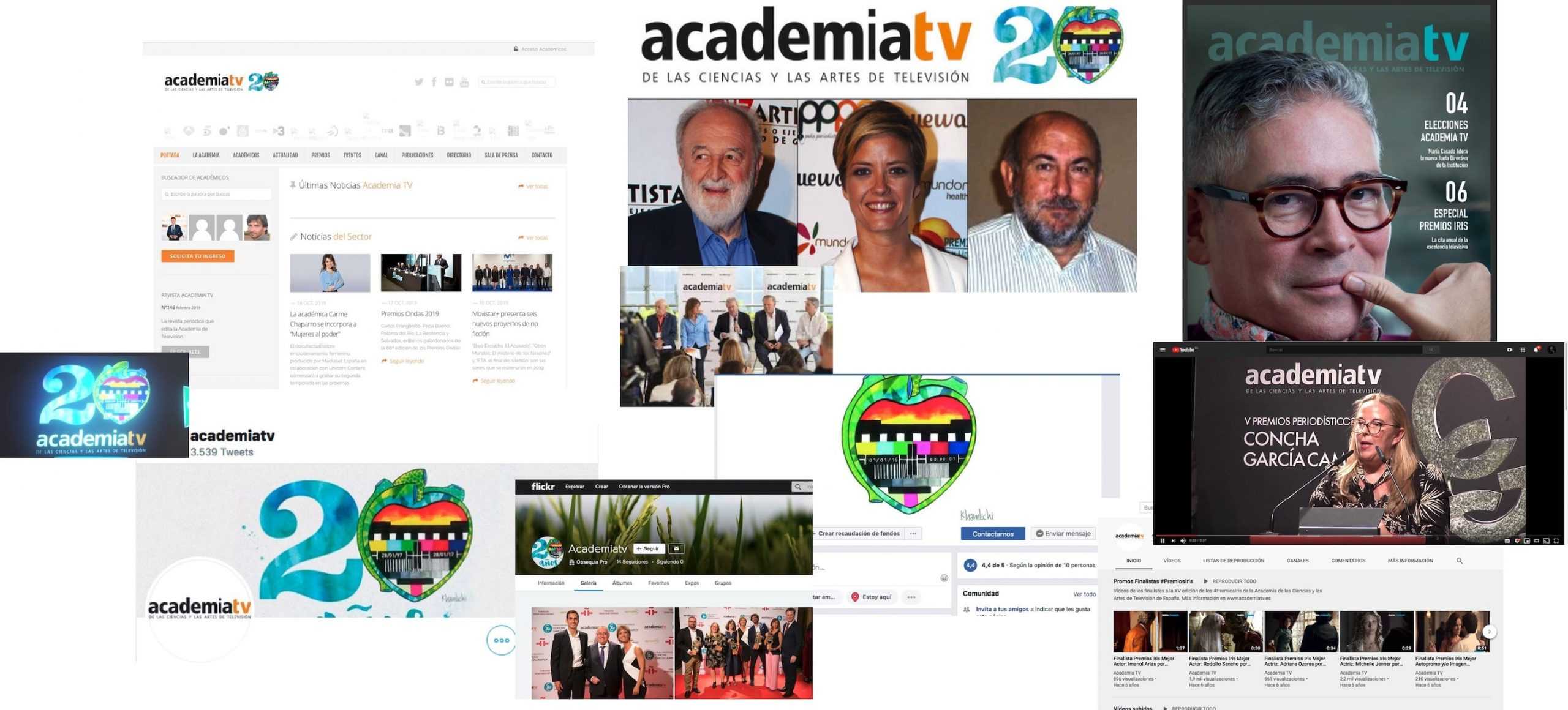 Academia TV the old look of the brand